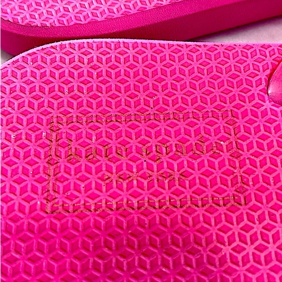 Women’s Kate Spade PINK flip-flops! EUC! Retro design & ADORABLE! - Picture 3 of 4